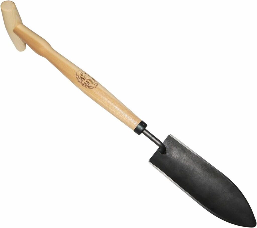 Dewit Forged Transplant Trowel with Short Handle, Lightweight  Durable Garden Tool with Comfortable Grip for Planting, Digging  Transplanting