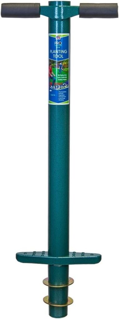 ProPlugger 5-in-1 Lawn and Garden Tool, Bulb Planter, Weeder or Weeding Tool, Sod Plugger, Annual Planter, Soil Test Probe